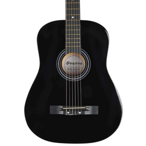 SUPRIMO SUPRIMO CGS1 BK - Gitara klasyczna 4/4 czarna do nauki