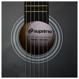 SUPRIMO SUPRIMO CGS3 BK - Gitara klasyczna 4/4 czarna do nauki