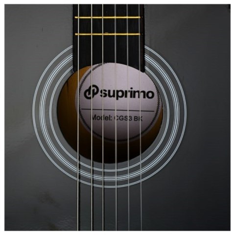 SUPRIMO SUPRIMO CGS3 BK - Gitara klasyczna 4/4 czarna do nauki