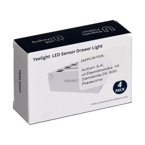 YEELIGHT Lampka do szuflady z czujnikiem ruchu Yeelight LED Sensor Drawer Light (4szt)