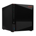 ASUSTOR NAS Asustor AS5404T; Tower; 4x (3.5" SATA HDD/ 2.5" SSD); Intel Celeron N5105; 4GB DDR4 SODIMM (max. 16GB), 2x 2.5GbE  4x M.2 22