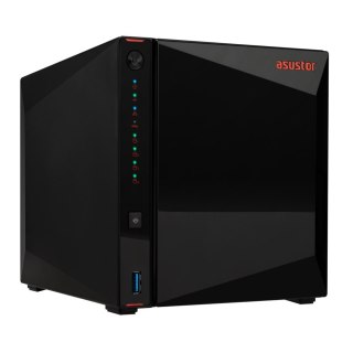 ASUSTOR NAS Asustor AS5404T; Tower; 4x (3.5" SATA HDD/ 2.5" SSD); Intel Celeron N5105; 4GB DDR4 SODIMM (max. 16GB), 2x 2.5GbE  4x M.2 22