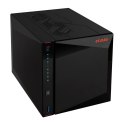 ASUSTOR NAS Asustor AS5404T; Tower; 4x (3.5" SATA HDD/ 2.5" SSD); Intel Celeron N5105; 4GB DDR4 SODIMM (max. 16GB), 2x 2.5GbE  4x M.2 22