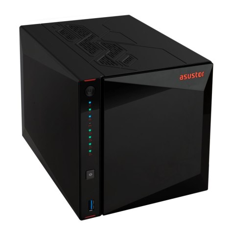 ASUSTOR NAS Asustor AS5404T; Tower; 4x (3.5" SATA HDD/ 2.5" SSD); Intel Celeron N5105; 4GB DDR4 SODIMM (max. 16GB), 2x 2.5GbE  4x M.2 22