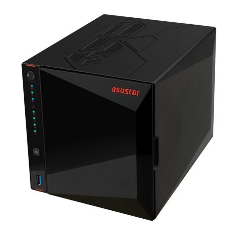 ASUSTOR NAS Asustor AS5404T; Tower; 4x (3.5" SATA HDD/ 2.5" SSD); Intel Celeron N5105; 4GB DDR4 SODIMM (max. 16GB), 2x 2.5GbE  4x M.2 22