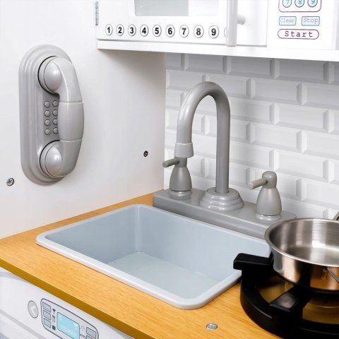 PROMIS PROMIS KUCHNIA DZIECIĘCA DREWNIANA Z AKCESORIAMI K