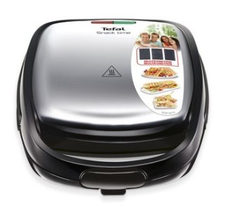 Tefal Opiekacz 3 w 1 Tefal SW342D38 (700W; kolor srebrny) (WYPRZEDAŻ)
