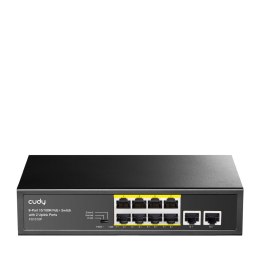 CUDY Switch CUDY FS1010P 8-Port 10/100M PoE+ 120W 2xUplink