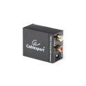 GEMBIRD Adapter GEMBIRD DSC-OPT-RCA-001 (Toslink - RCA ; kolor czarny)