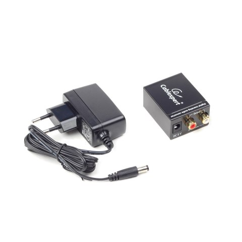 GEMBIRD Adapter GEMBIRD DSC-OPT-RCA-001 (Toslink - RCA ; kolor czarny)