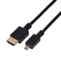 GEMBIRD Kabel GEMBIRD CC-HDMID-6 (HDMI M - Micro HDMI M; 1,8m; kolor czarny)