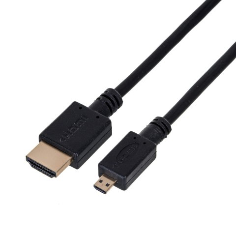 GEMBIRD Kabel GEMBIRD CC-HDMID-6 (HDMI M - Micro HDMI M; 1,8m; kolor czarny)