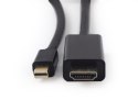 GEMBIRD Kabel GEMBIRD CC-mDP-HDMI-6 (Mini DisplayPort M - HDMI M; 1,8m; kolor czarny)