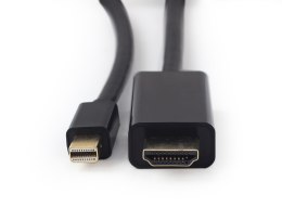 GEMBIRD Kabel GEMBIRD CC-mDP-HDMI-6 (Mini DisplayPort M - HDMI M; 1,8m; kolor czarny)