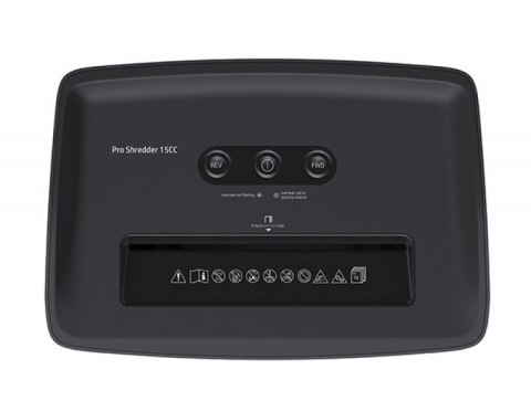 Hewlett-Packard HP Niszczarka PRO SHREDDER 15CC, 20L ciemnoszara