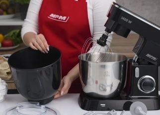 MPM Robot mikser planetarny, 1400W, z dwoma misami 4,5 i 5 l, MPM MRK-25