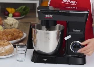 MPM Robot mikser planetarny, 1400W, z dwoma misami 4,5 i 5 l, MPM MRK-25