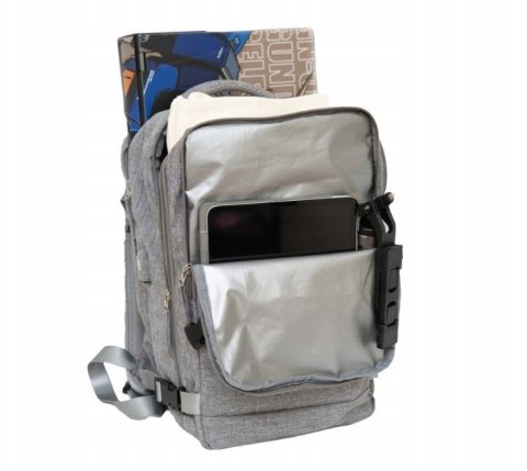 N'OVEEN Plecak Podróżny Kabinowy NOVEEN CTB410 Grey 40x20x25