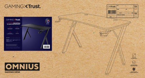 Trust Biurko gamingowe TRUST GXT 710 LUMINUS PRO RGB