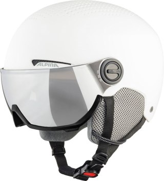 ALPINA Kask narciarski ALPINA ARBER VISOR Q-LITE WHITE 54-58
