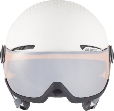 ALPINA Kask narciarski ALPINA ARBER VISOR Q-LITE WHITE 54-58