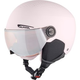 ALPINA Kask narciarski ALPINA ZUPO VISOR Q-LITE ROSE 51-55