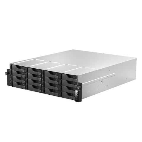 ASUSTOR NAS Asustor Lockerstor 16R Pro AS7216RDX, 3U rack, 16x (3.5" SATA HDD/ 2.5" SSD), AMD Ryzen 7 Pro 7745 8C 3.8GHz (up to 5.3GHz),