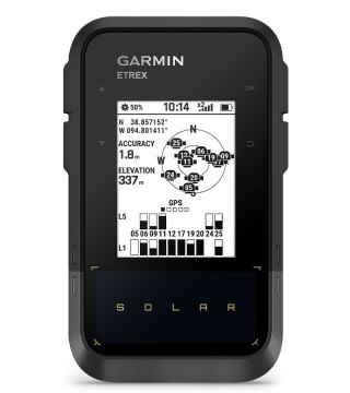 Garmin Nawigacja turystyczna Garmin eTrex SE GPS Solar, czarny/szary + Czujnik Garmin HRM Dual
