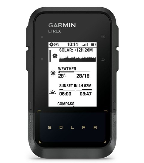 Garmin Nawigacja turystyczna Garmin eTrex SE GPS Solar Czarny/Szary + Czujnik Garmin HRM Dual