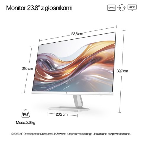 Hewlett-Packard MONITOR HP LED IPS 23,8" 524sa (94C36E9) (WYPRZEDAŻ)