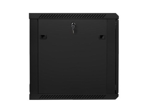 Lanberg Szafa rack Lanberg WF01-6612-10B (12U; 635mm / 600mm / 600 mm; wisząca; Szklane; 19''; kolor czarny)