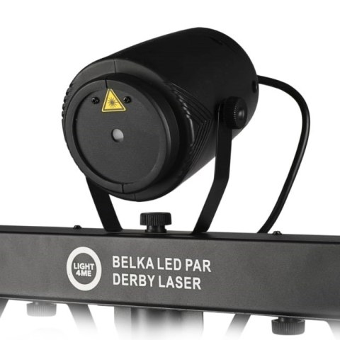 Light4Me LIGHT4ME BELKA LED PAR DERBY LASER - Multiefekt świetlny, zestaw, oświetlenie disco