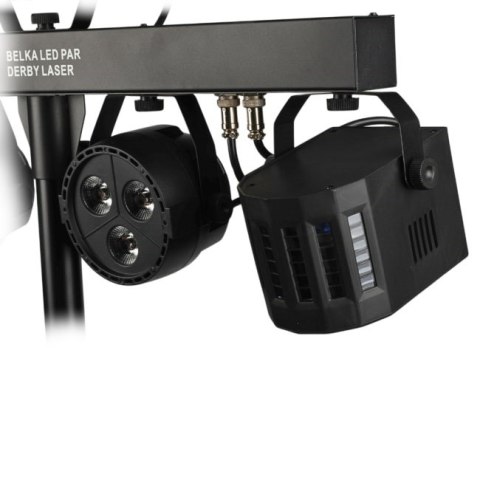 Light4Me LIGHT4ME BELKA LED PAR DERBY LASER - Multiefekt świetlny, zestaw, oświetlenie disco