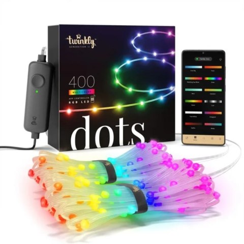 Twinkly Inteligentne lampki Twinkly Dots 400 RGB 20 m