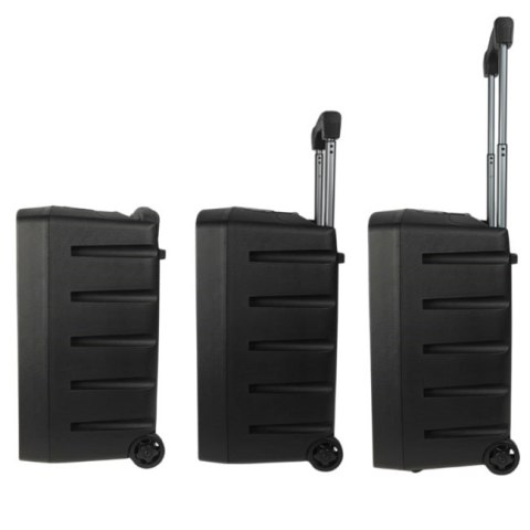 V-tone V-TONE BQ12 GO MP3 - Kolumna aktywna akumulatorowa czarna, Bluetooth, TWS, USB, SD, DSP, AUX, pilot na podczerwień, 2x mikrofon 