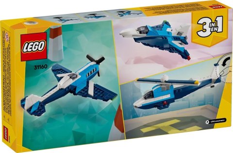 Lego LEGO CREATOR 3w1 31160 Statek powietrzny: samolot wyścigowy