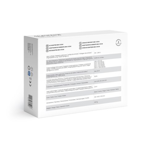 SAVIO SAVIO ZASILACZ SIECIOWY USB-C 65W ZA-01