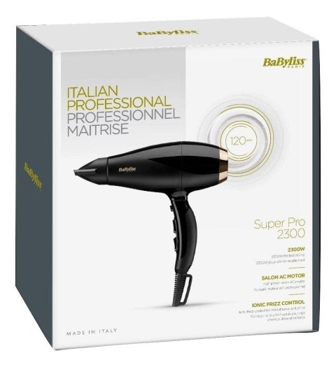 Babyliss Suszarka do włosów Babyliss 6714E (2300W; kolor czarny)