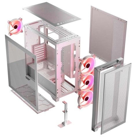 MODECOM MODECOM OBUDOWA VOLCNO EXPANCE S APEX ARGB MIDI WHITE