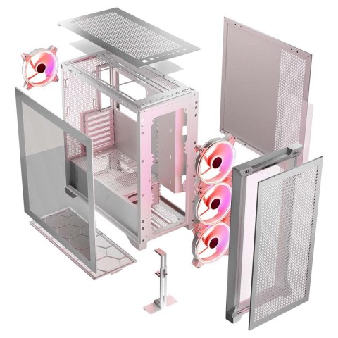 MODECOM MODECOM OBUDOWA VOLCNO EXPANSE T APEX ARGB MIDI WHITE