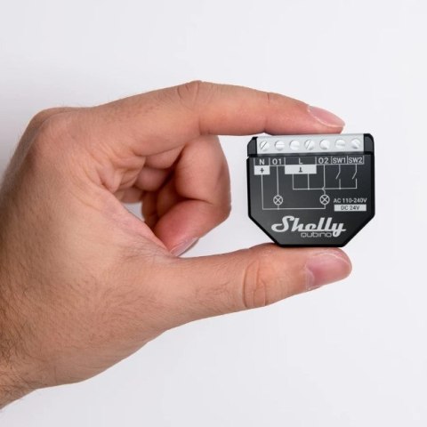 Shelly Shelly Qubino Wave 2PM - 2-kanałowy przekaźnik dopuszkowy/sterownik Z-Wave 230 V