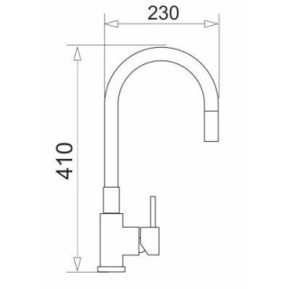 PYRAMIS Bateria PYRAMIS FLESSI beż piaskowy 090938101 kuchenna beżowa giętka