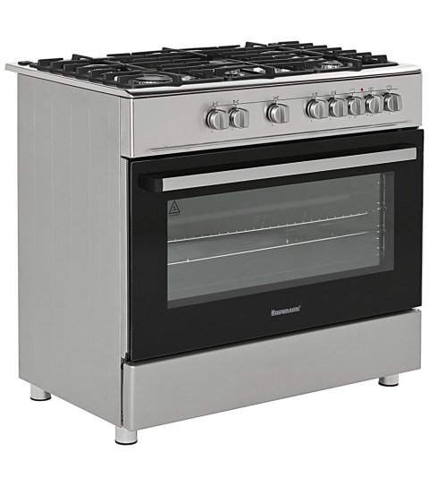 Ravanson Kuchnia gazowo elektryczna Ravanson KWGE-K90A Cheff (inox)