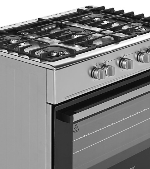 Ravanson Kuchnia gazowo elektryczna Ravanson KWGE-K90A Cheff (inox)