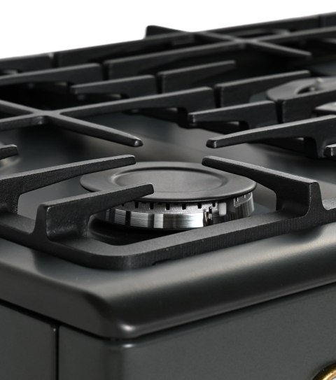 Ravanson Kuchnia gazowo elektryczna Ravanson Retro KWGE-90AR (czarny)