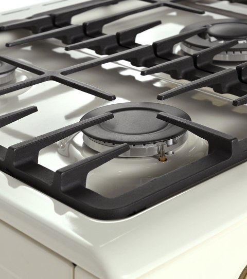 Ravanson Kuchnia gazowo elektryczna Ravanson Retro KWGE-90ARC (kremowy)