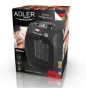 Adler Termowentylator Adler AD 7702 (1500W; 2 stopnie grzania; kolor czarny)
