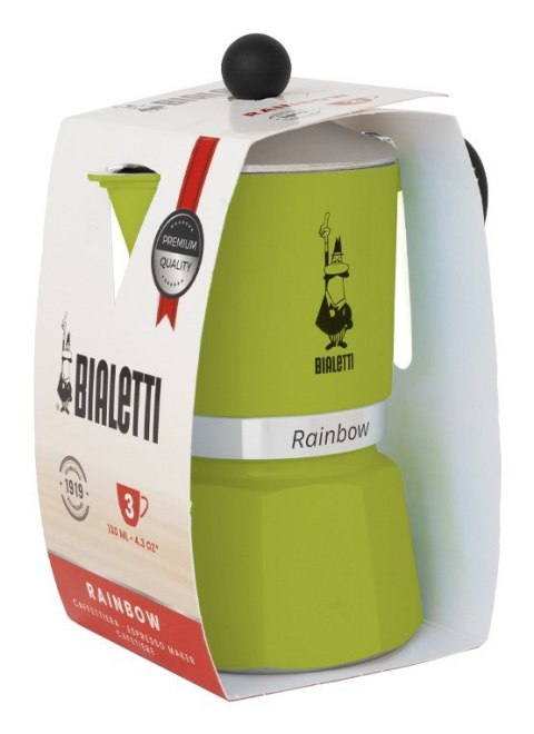 BIALETTI Kawiarka BIALETTI Rainbow Espresso Maker (kolor zielony)