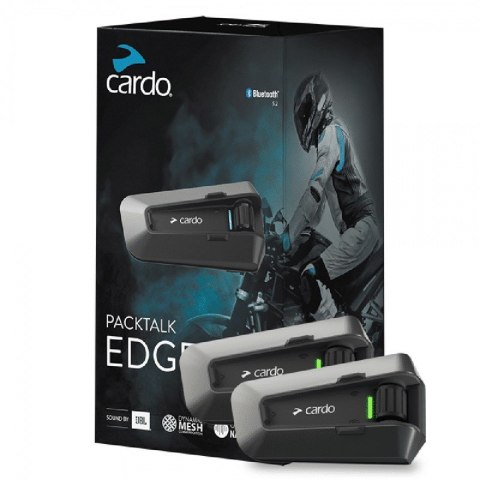 Cardo CARDO PACKTALK EDGE DUO Interkomy motocyklowe