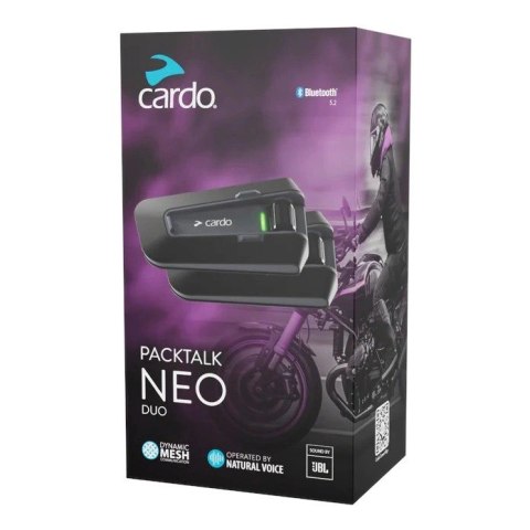 Cardo CARDO PACKTALK NEO DUO Interkomy na dwa kaski